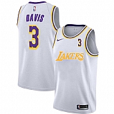 Lakers 3 Anthony Davis White 2020-2021 New City Edition Nike Swingman Jersey Dyin,baseball caps,new era cap wholesale,wholesale hats